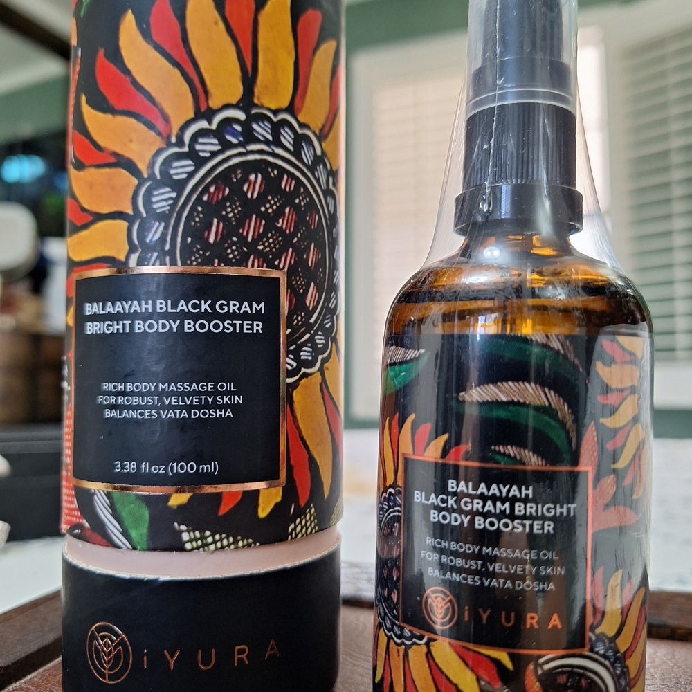 Balayah Black Gram Bright Body Booster - Black and Orange
